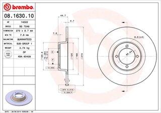 Brembo 08.1630.10