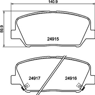 Hella Pagid 8DB 355 020-591