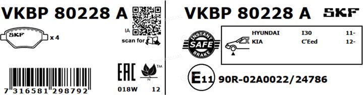 SKF VKBP 80228 A