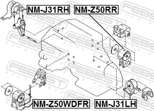 Febest NM-Z50RR