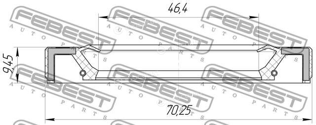 Febest 95GAY-48701010X