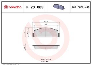 Brembo P 23 003