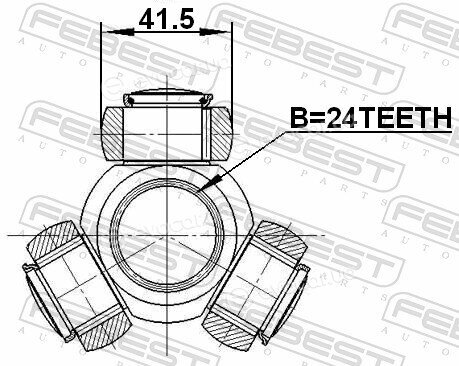 Febest 2116-TC718TDCI