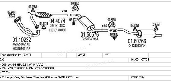 MTS C380534002500