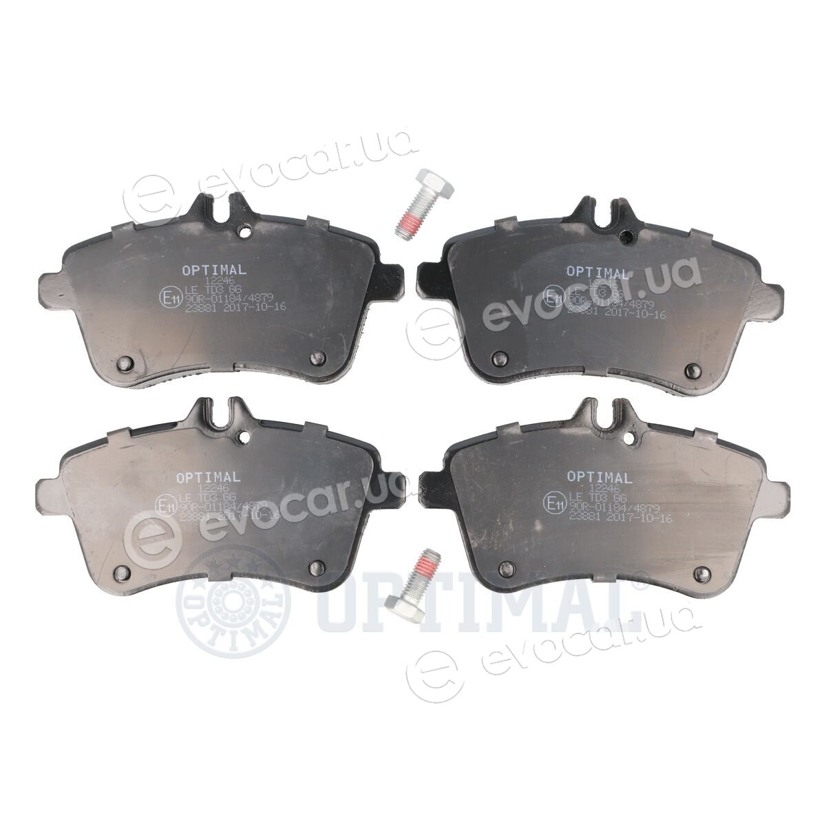 Optimal BP-12246 комплект тормозных колодок дисковых тормозов купить с ...