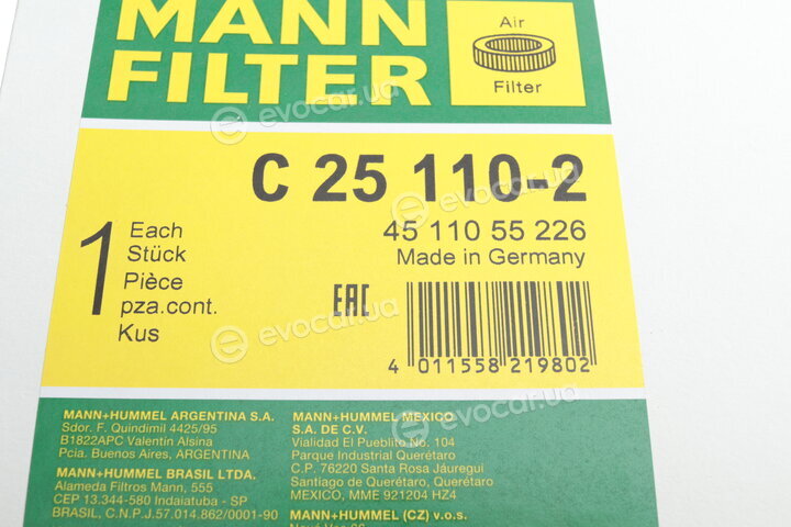Mann C 25 110-2