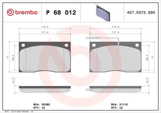 Brembo P 68 012