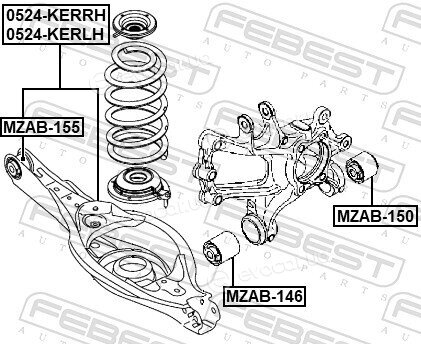 Febest MZAB-155