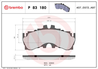 Brembo P 83 180