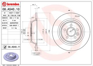 Brembo 08.A540.10