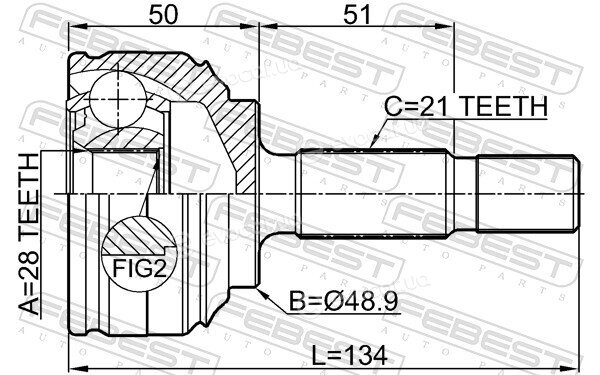 Febest 2410-LOGI