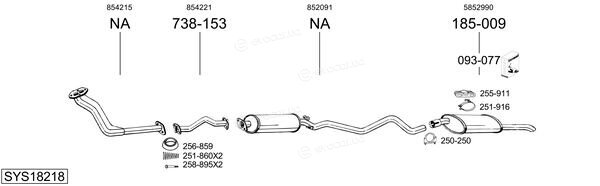 Bosal SYS18218