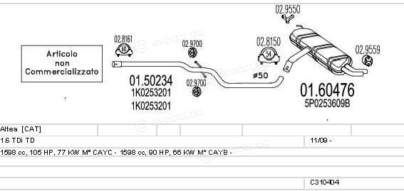 MTS C310404024013