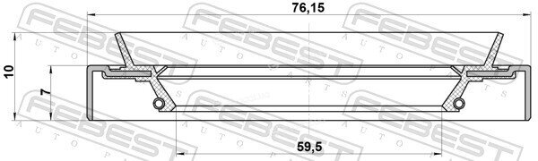 Febest 95HDS-61760710X