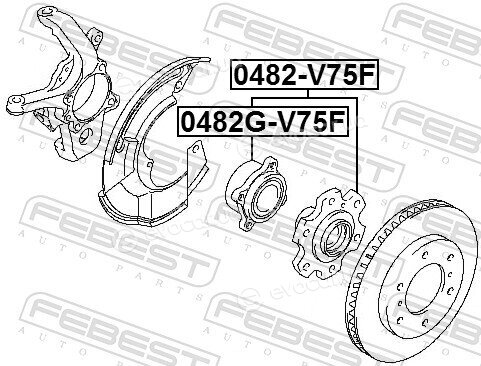 Febest 0482G-V75F