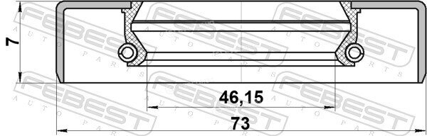 Febest 95GDY-48730707X