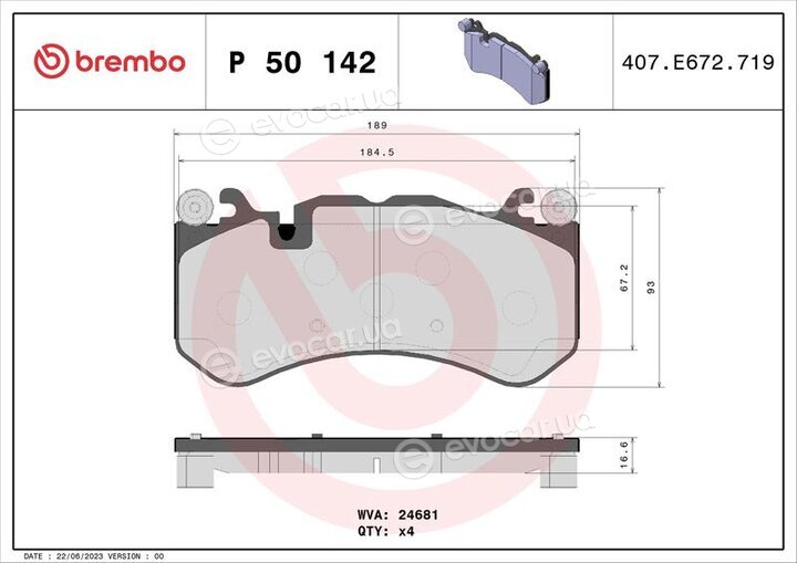 Brembo P 50 142