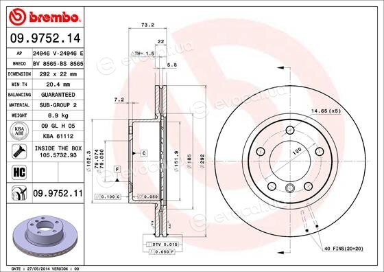Brembo 09.9752.11