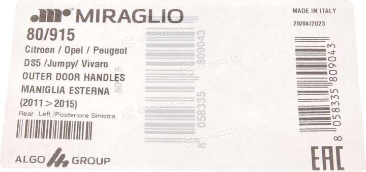 Miraglio 80/915