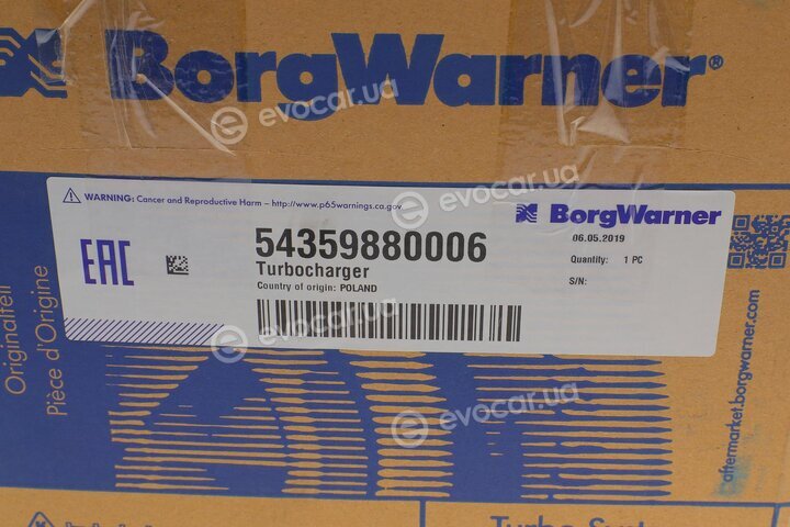 BorgWarner 5435 988 0006