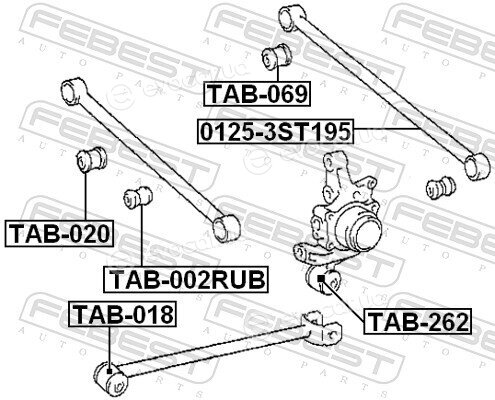 Febest TAB-002RUB