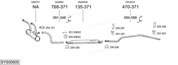 Bosal SYS00805