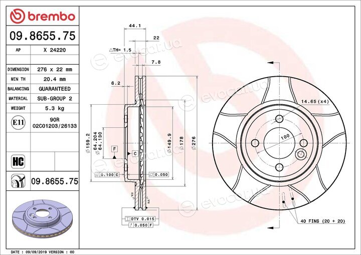 Brembo 09.8655.75