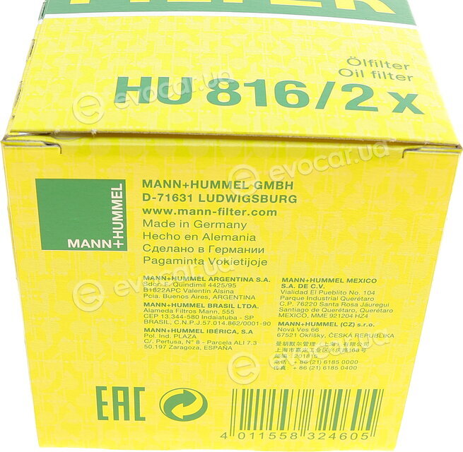 Mann HU 816/2 x