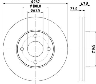 Hella Pagid 8DD 355 126-601