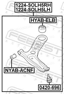 Febest 1224-SOLH5LH