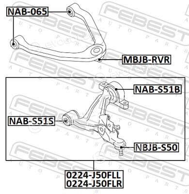 Febest 0224-J50FLL