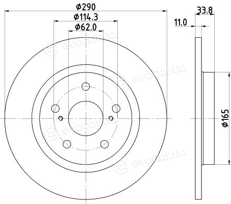 Hella Pagid 8DD 355 116-121