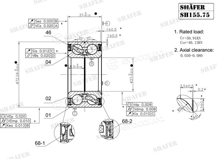 Shafer SH155.75