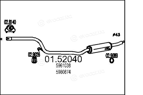 MTS 01.52040