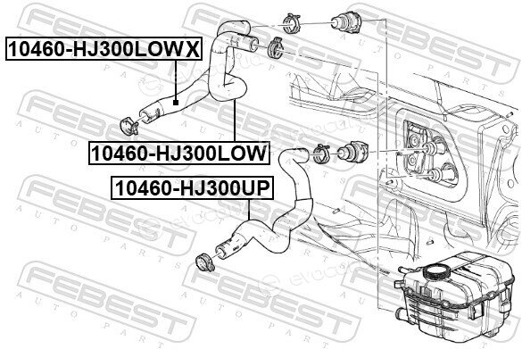 Febest 10460-HJ300LOWX