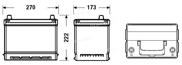 Exide EB704