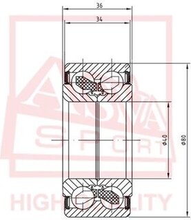 Asva DAC40800036-34