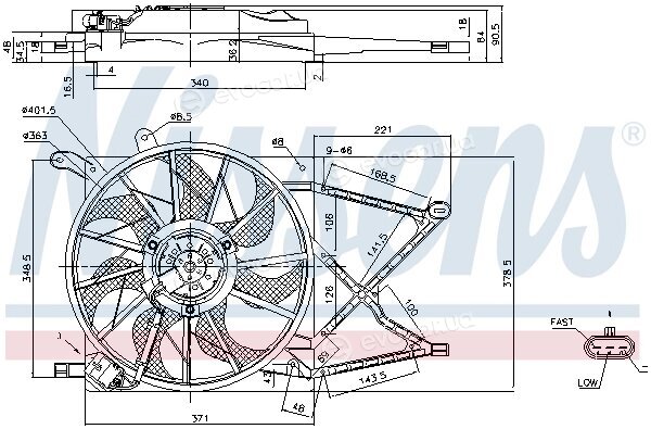 Nissens 85154