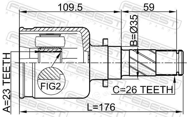 Febest 0511-M320ATLH