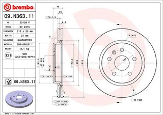 Brembo 09.N363.11