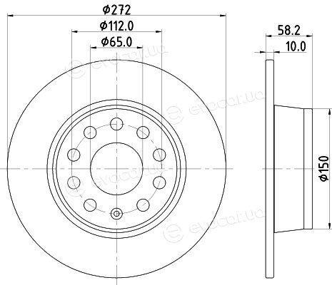 Hella Pagid 8DD 355 131-811