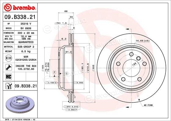 Brembo 09.B338.21