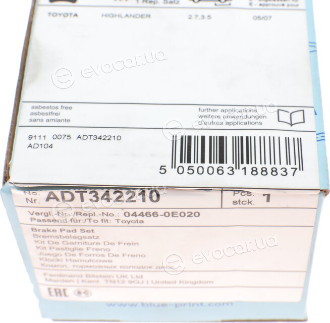 Blue Print ADT342210