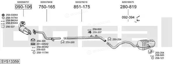 Bosal SYS13359