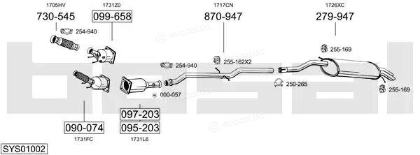 Bosal SYS01002