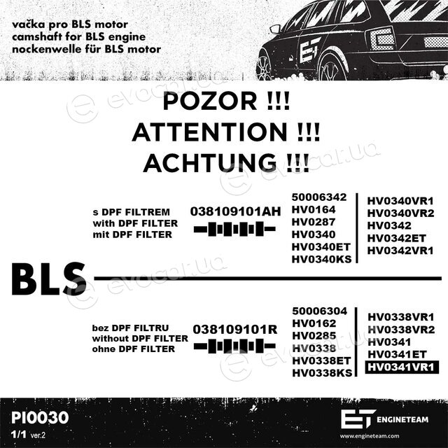 ET Engineteam HV0341VR1