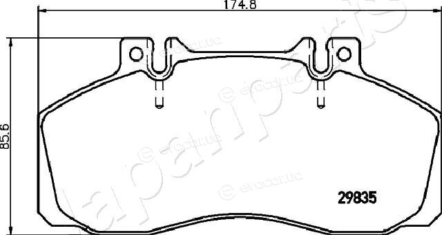 Japanparts PP-0525AF