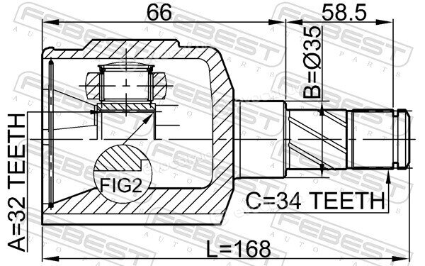 Febest 1011-EVMTLH