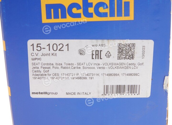 Metelli 15-1021