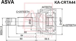 Asva KA-CRTA44